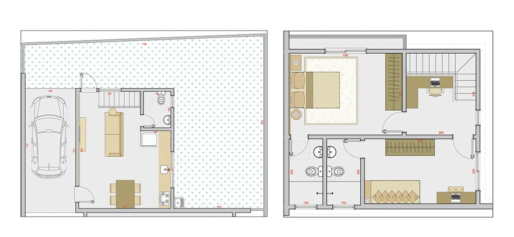 Planta 04 - 2 dorm 96m